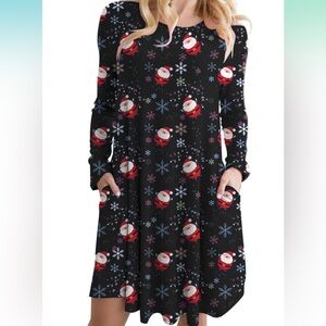 New without tags. Santa holiday fit and flare size large.